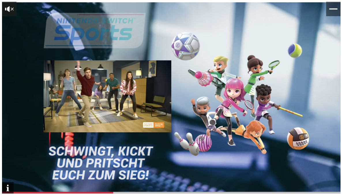Nintendo Switch Sports Banner Screenshot 1