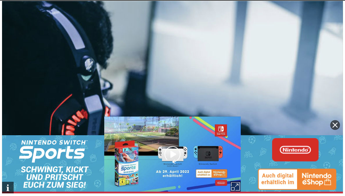 Nintendo Switch Sports Banner Screenshot 2